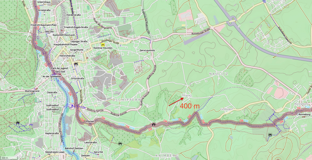 Männertag route