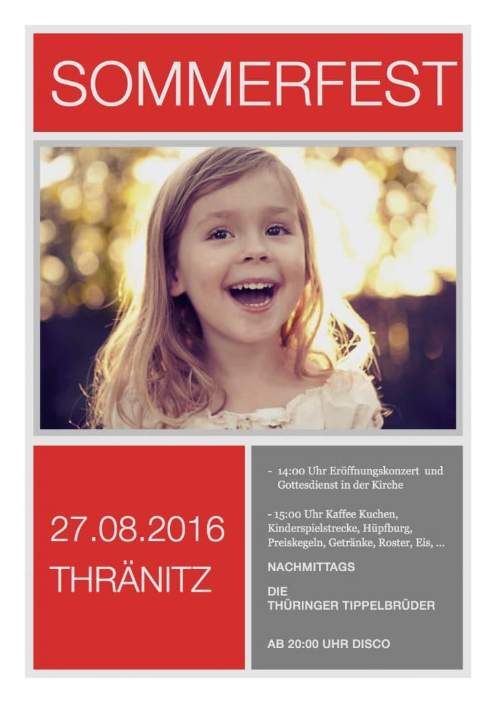 Sommerfest Thränitz 2016