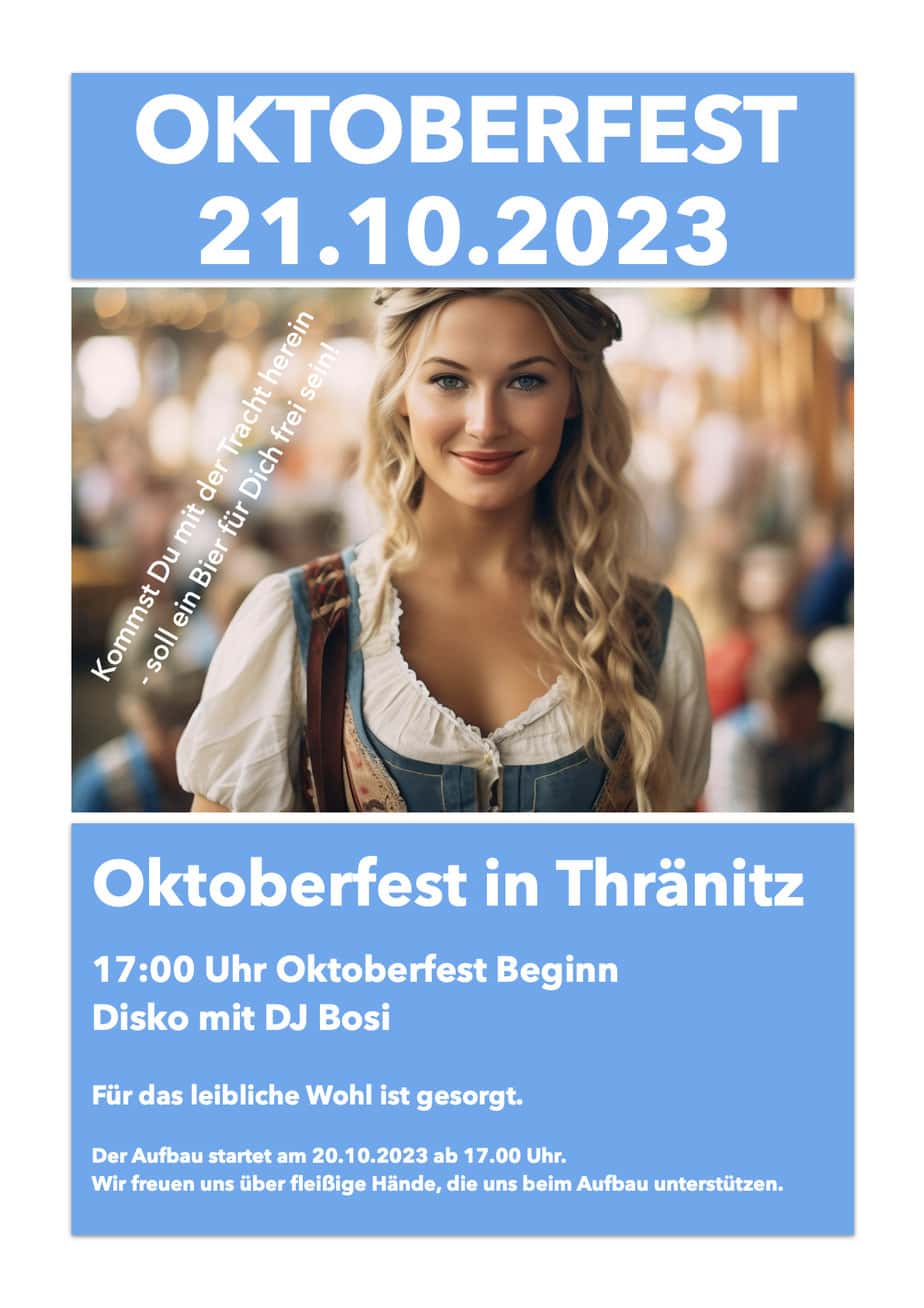 Oktoberfest in Thränitz